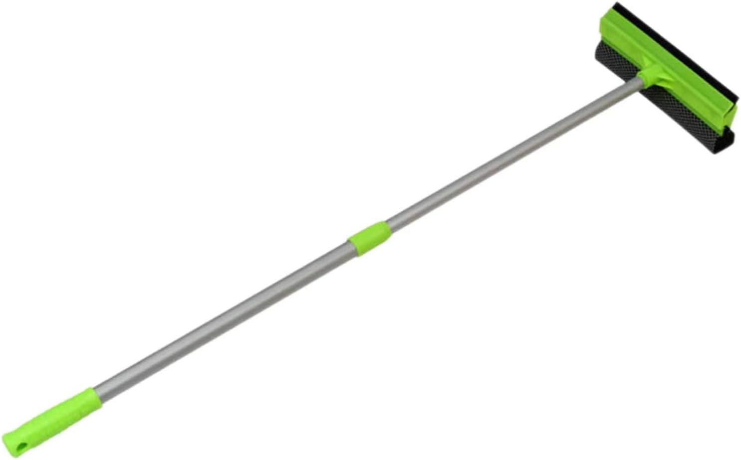2 in 1 Window with Absorbent Sponges and Extendable Poles for Smooth Surfaces Car Windshield Washer