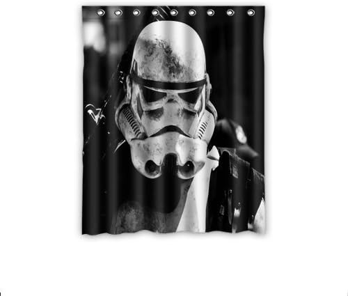 Personalized Custom Star Wars Stormtrooper Window Curtains/Drape/Panels/Treatment Thermal Insulated Blackout Window Curtains 52" x 63" Inch