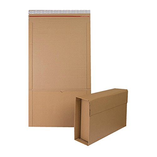 Pack of 50 A4 Size Brown Book Wrap B Flute (302 x 215 x 80mm)