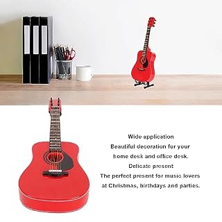 Modèle de Guitare électrique Miniature, Ornement de Guitare en Bois pour Décorations de Fête D’anniversaire D’enfants - Les Beatles, Paul McCartney, John Lennon, RIngo Starr, George Harrison Modèle de Guitare électrique Miniature, Ornement de Guitare en Bois pour Décorations de Fête D'anniversaire D'enfants – Image 4