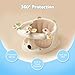 Baby Bath Seat For Babies 6 Months & Up With Built-in Thermometer, Strong Suction Cups & Interactive Toys – Ergonomic Infant Bath Seats For Babies Sitting Up, Safe & Comfortable Design