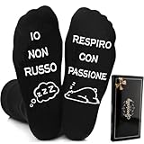 Aonveki Regalo Uomo Natale Compleanno, Calzini Uomo Divertenti 43-46, Regali per Lui Fidanzato Papà Nonno Marito Utile