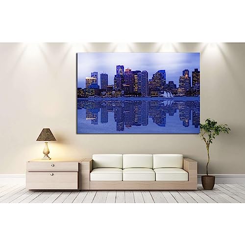Toile Boston Cityscape №130 ZELLART tableau mural 60x40