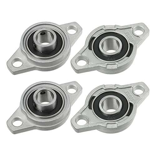 4 Rodamientos De Bolas 10x22x6mm - Acero Al Carbono, Doble Sellado