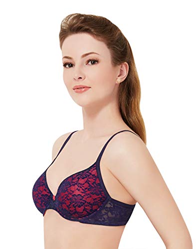 Image of Amante Lace Padded Underwire Full Coverage Bridal T-Shirt Bra
