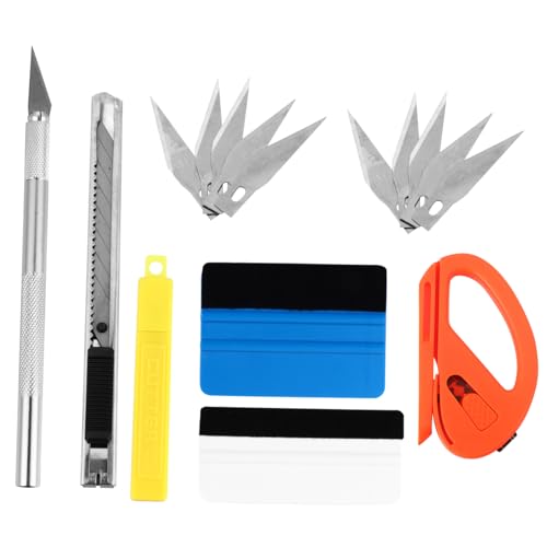 HOLIDYOYO 1 Set Car Vinyl Wrap Tool Kit Durable Squeegee Scraper for Auto Sticker Installation for Vehicle Graphics Decals and DIY Wraps Minimize Scratches and Bubbles