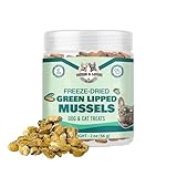 Benji & Louie - Freeze Dried Green Lipped Mussels, Natural Healthy Dog and Cat Treats, Single Ingredient, 2 oz