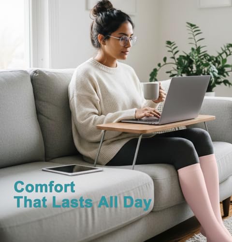 Image of 8 Pairs Compression Socks for Women & Men,Support Compression Stockings for Medical Running Athletic