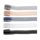 DECHOUS Selbstklebendes Saumband zum Aufbügeln für Hosen und Jeans – 5 Rollen Selbstgemacht Klebeband in 5 Farben 2m Saumreparatur ohne Nähen Hosensaumband für Schnelle Saumkürzung