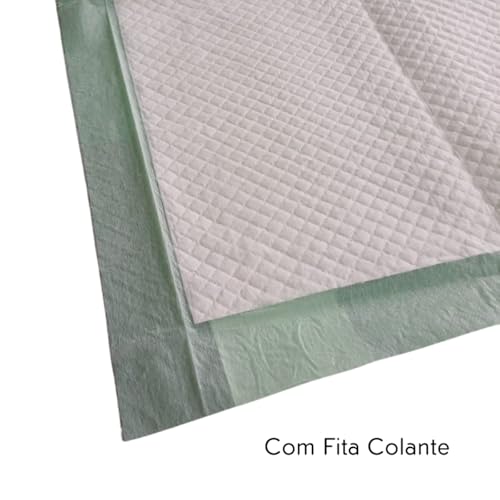 Kit 3 Tapete Higiênico Fralda Absorvente 50X60cm 150 Unidades Econômico p/Cachorro Pet c/Colante
