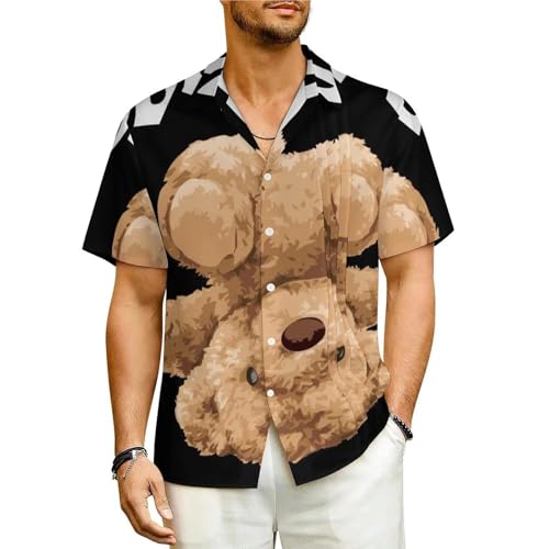 Chemise hawaïenne en patchwork pour homme XXL à carreaux forêt