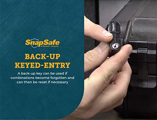 Snapsafe Tsa Approved Padlocks 2 Pack, 76020 - All Metal 4 Digit Combination Locks With A Thick Shackle, Inspection Indicator, & Easy To Read Dials-Travel Lock For Hard Case Luggage/Gun Case/Backpacks #TOP6