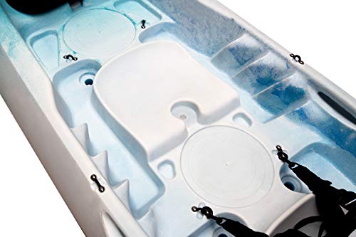 Perception Kayaks Rambler 13.5 | Sit On Top Tandem Kayak | Recreational Kayak For Two | Storage With Tie Downs | 13' 6" | Dapper #TOP5