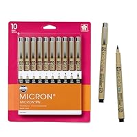 SAKURA Pigma Micron Fineliner Pens - Archival Black Ink Pens - Pens for Writing or Drawing - Holiday Gifts for Artists, Crafters & DIY Gifts Projects