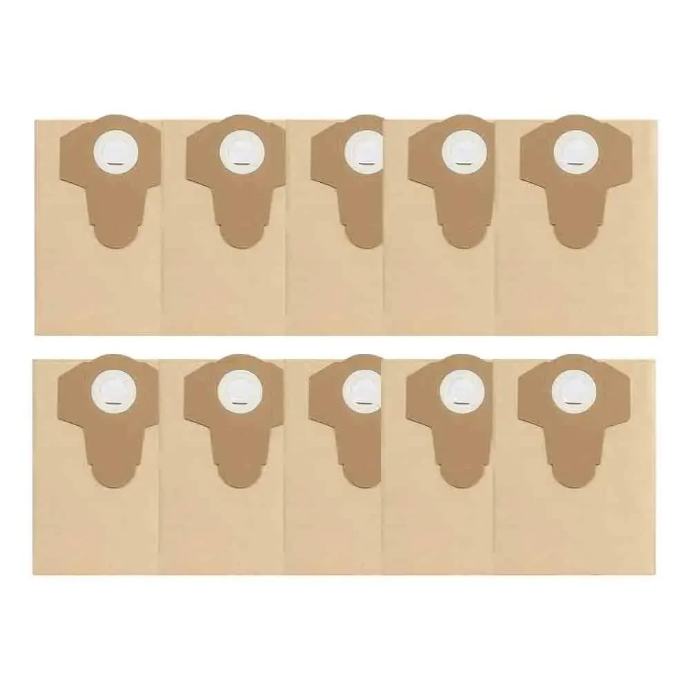 EEZII 20L 30L Wet And Dry Vacuum Dust Bags Accessory，compatible For Einhell，BT-VC1250S/BT-VC1250/TC-VC 18/20 Li S-Solo Paper Dust Collection Bags