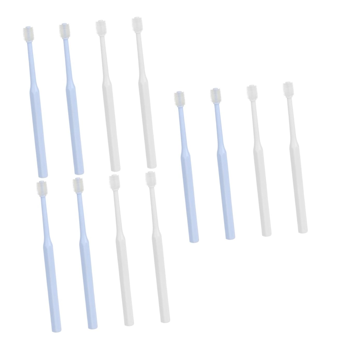 minkissy 12pièces Brosse à Dents Pour Animaux De Compagnie Kit De Nettoyage Oral Pratique Pour Chiens Et Brosse à Dents Portable Pour Chiots Et Blanches