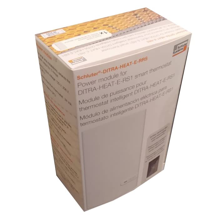 Schluter Systems Ditra Heat E-RRS Power Module (DHERR2/BW) for Use with  E-RS1 Electric Radiant Floor Heating Programmable Touchscreen Smart WiFi  Thermostat (DHERT105/BW) - Amazon.com