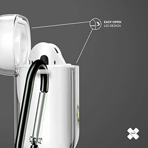 Tirita Case Compatible with Apple AirPods 1st & 2nd generation Support Wireless Charging with Carabiner - Image 3
