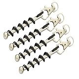 Makupon Multi-Tool Corkscrew Keychain Portable Red Wine Bottle Opener Set of 4