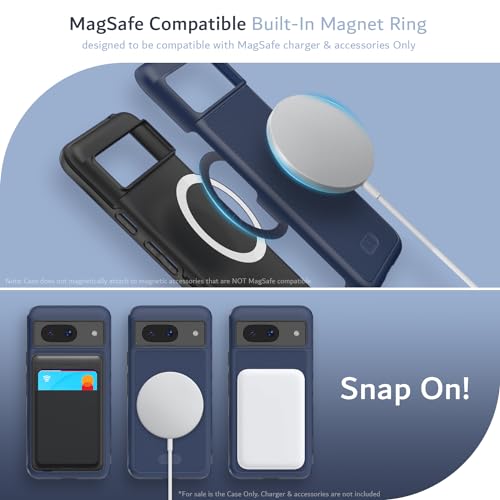 Image of TUDIA MergeGrip Magsafe Compatible for Google Pixel 8 Case - Indigo Blue