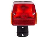  2EXTREME Rücklicht Rot Groß kompatibel für Puch Maxi Hercules Sachs KTM Kreidler Zündapp Solo Tomos A35