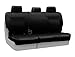 Coverking Custom Fit Rear 60/40 Bench Seat Cover for Select Honda Odyssey Models - Premium Leatherette Solid (Black)