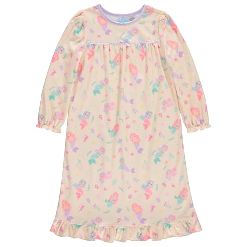 Dreamwave Girls Granny Gown Nightgown, Toddler to Big Kid, Soft, Comfortable, Adorable Pajamas For Girls
