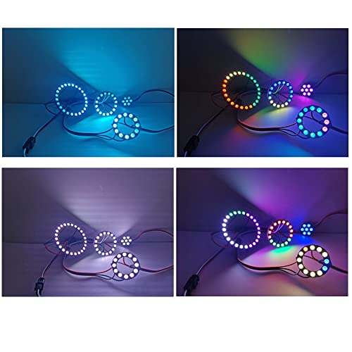 Anneau LED RVB WS2812B compatible Arduino et Raspberry Pi pour programmation de microcontrôleur - 6