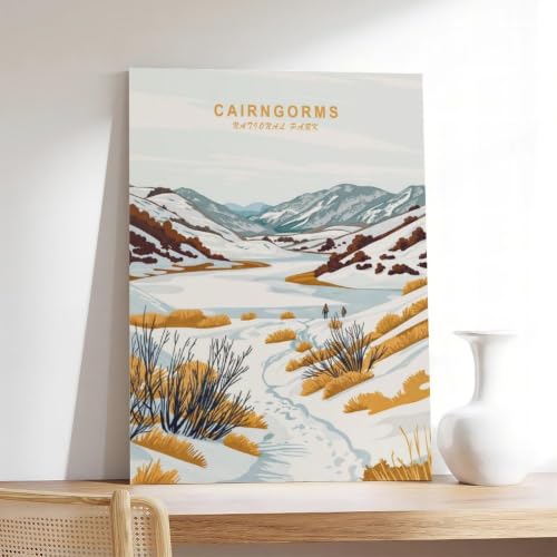 Toile Cairngorms parc national Écosse impression art mur salon - 7