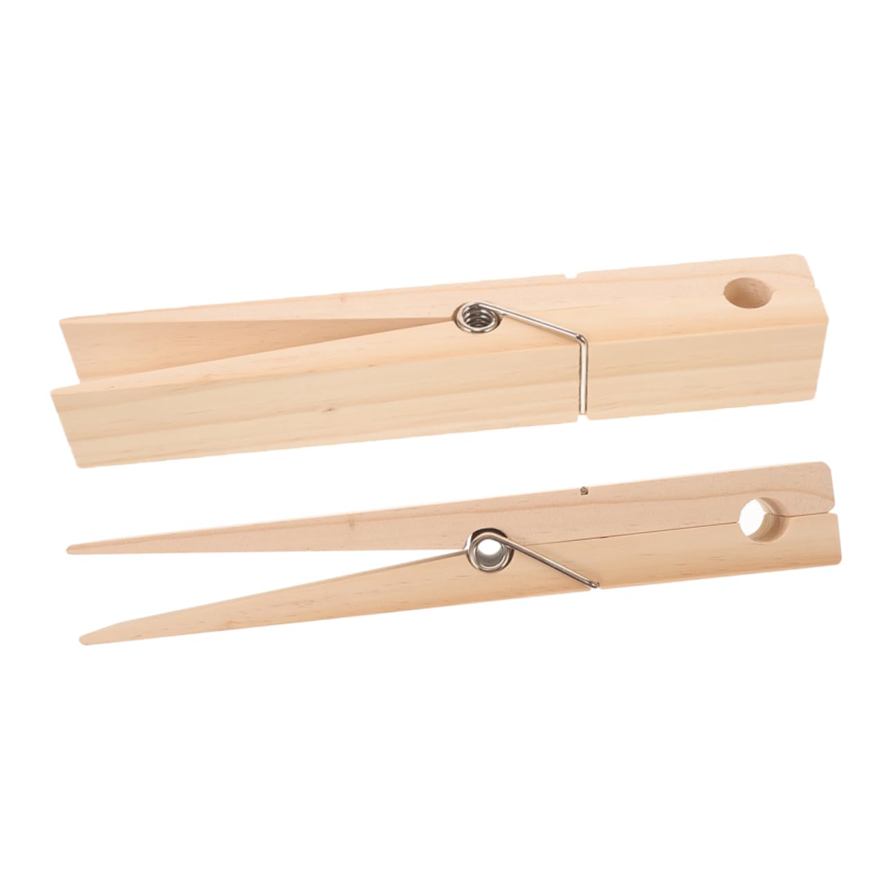 MAGICLULU 2pezzi Molletta per Asciugamani in Legno Grande Molletta per Stendere i Panni in Legno per Vestiti in Porta Asciugamani da Fattoria
