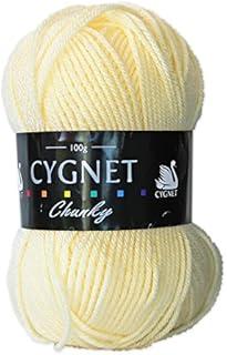 Cygnet C1005/256 | Cream 100% Acrylic Chunky Yarn/Knitting Wool | 100g