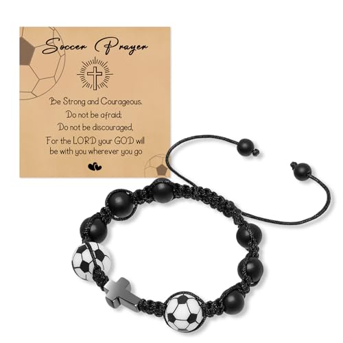 Artlunar Baseball Football Soccer Basketball Volleyball Cross Bracelet For Teen