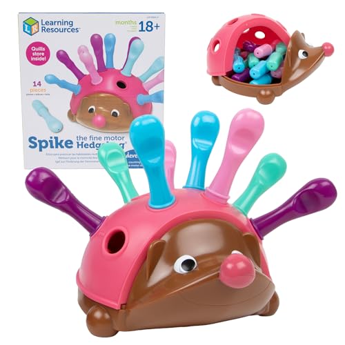 Learning Resources Spike The Fine Motor Hedgehog Pink - Toddler Montessori Toys, Stacking Shape, Gifts For Boys and Girls, Pattern Sensory Bin, Sorting Activities, Educational Games, Kindergarten by Learning Resources - Used condition - US$14.47