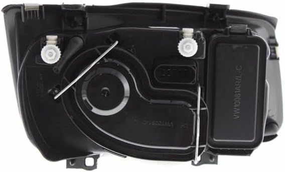 Compatible with 99-02 Jetta Sedan & Wagon without Fog Light Headlight Headlamp without Bulb Left Driver Side