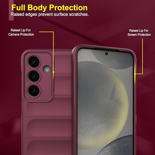 Image of amazon basics Back Case Cover for Samsung Galaxy S25 5G (Silicone Magic-Plum)
