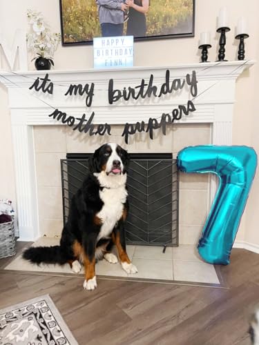 Image of Number Balloons 7 Balloon Light Blue for 7th Birthday Decoration, 40 inch | Saturated Color, Large 40 in, With Inflation Straw & Hanging Hole, Great for Men's Party, Back-To-School Season, Pool Party