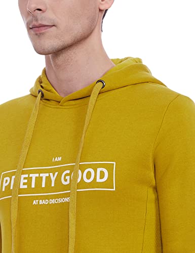 Image of Amazon Brand - Symbol Men's Cotton Blend Hooded Neck Regular Fit Sweatshirt