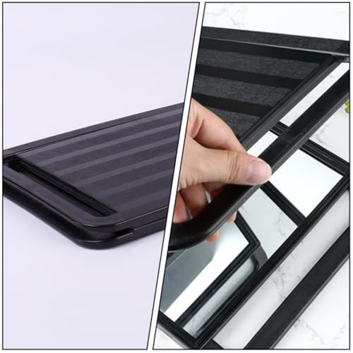 Miroir de maquillage double face haute définition avec poignées confortables pour coiffeuse