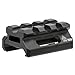 Leapers MT-RSX5S Inc, UTG Super Slim Picatinny Riser Mount, 1/2" Height, 3 Slots, Black