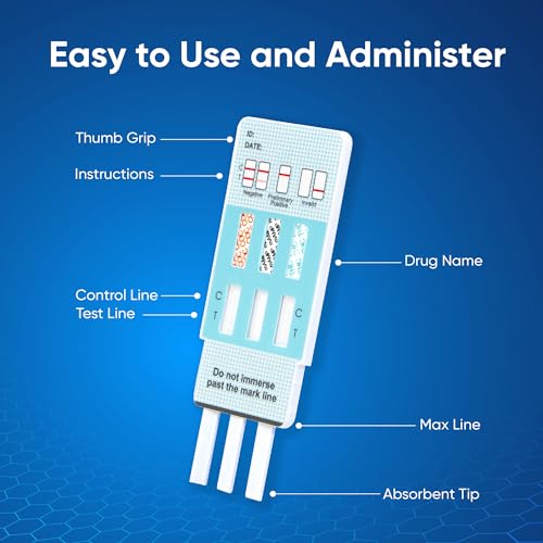 Prime Screen Multi-Panel Urine Test -Drug Testing Kit for (THC(Marijuana), MET/mAMP, COC)-WDOA-234-[5 Pack] - Thumbnail 2