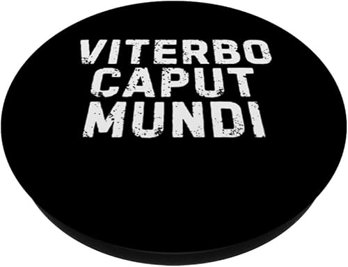 Miniatura 2 de Viterbo Caput Mundi Città Simpatica Uomo Donna Bambino PopSockets Adhesive PopGrip