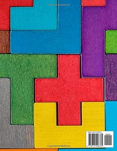 Tetris: Paper notebook tetris , notebook beautiful for boys journal 8.5 x 11 (120 pages ) cover Matte - Image 2