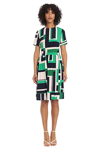 Maggy London Women's Short Sleeve Matte Jersey Dress Career Workwear Office Occasion Event Guest of