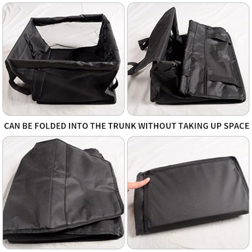 Gvolatee Hunde Autositz, Hundesitz Auto mit Sicherheitsgurt Atmungsaktiver Faltbarer, für Kleine bis Mittlere Hunde, Hundeautositz für Rückbank faltbar - Schutz für Autositze 40×34×25cm