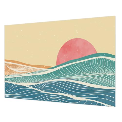 Papier peint vagues de la mer pour une ambiance apaisante de chambre - 2