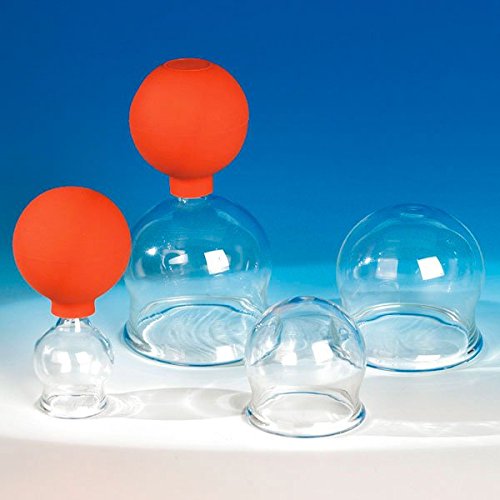 Vasos para ventosaterapia S8 04 de 4,4 cm para aliviar la tensión de la espalda