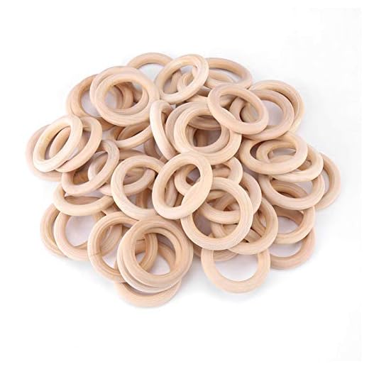 aros madera manualidades Anillos de madera natural anillo de madera inacabada círculo anillo de madera bricolaje madera artesanía círculos Craftwood