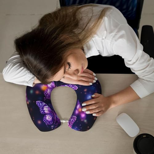 Almohada de espuma viscoelástica para viaje tamaño mediano miniatura 7