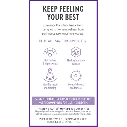 New Chapter Estrotone Menopause Supplement, 60 Count - image 8