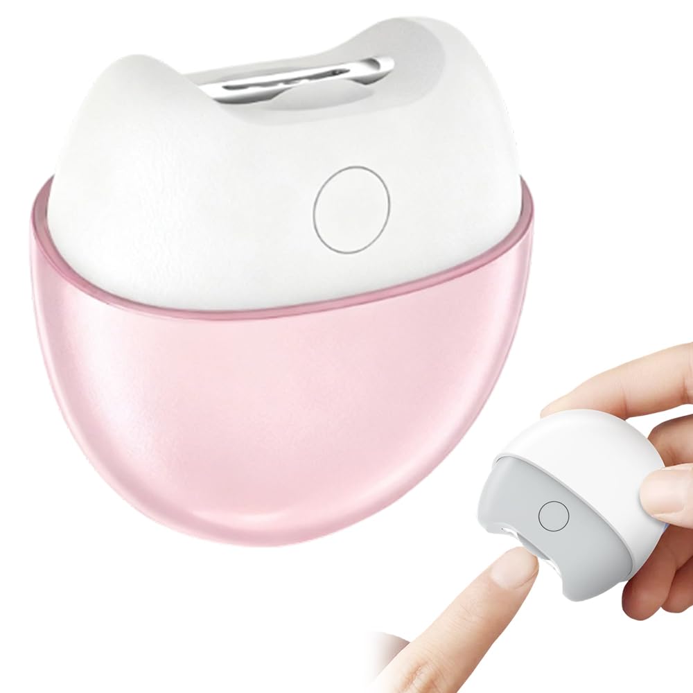 2026 Neuauflage Elektrische Nagelknipser, Smart Nagelknipser Für Senioren, Elektrischer Nagelknipser Mit Led-Licht, Schmerzloser Zehennagelschneider Für Dicke Nägel, Arthritis (rosa)